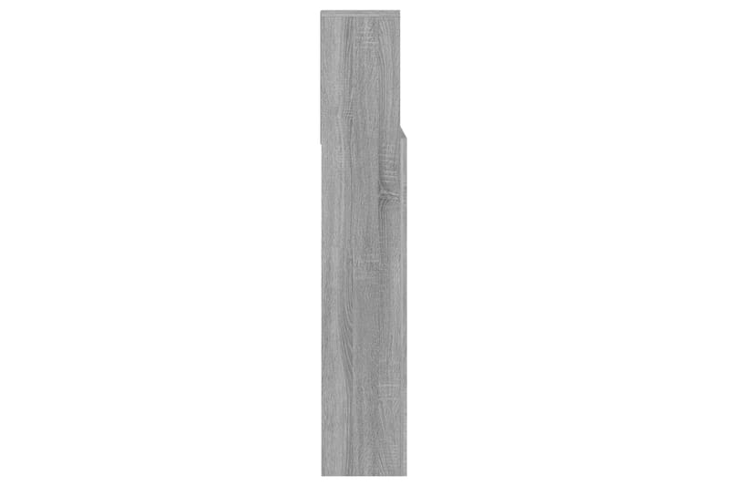 beBasic Sänggavel med förvaring grå sonoma 140x19x103,5 cm - Grey - Möbler - Säng - Sängtillbehör & sänggavel - Sänggavlar & huvudgavlar