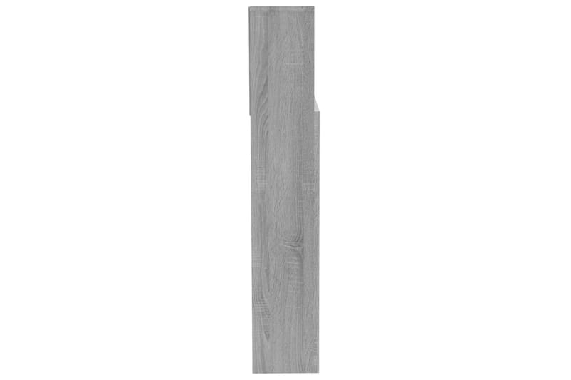 beBasic Sänggavel med förvaring grå sonoma 200x19x103,5 cm - Grey - Möbler - Säng - Sängtillbehör & sänggavel - Sänggavlar & huvudgavlar