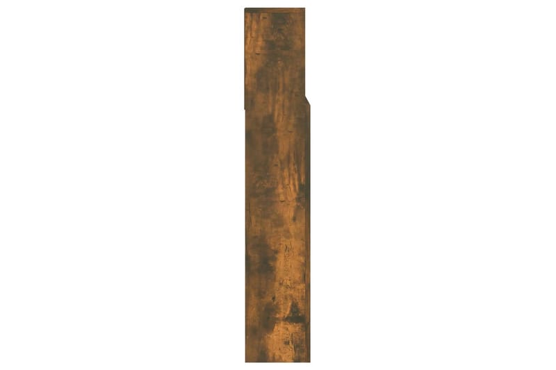 beBasic Sänggavel med förvaring rökfärgad ek 140x19x103,5 cm - Brown - Möbler - Säng - Sängtillbehör & sänggavel - Sänggavlar & huvudgavlar