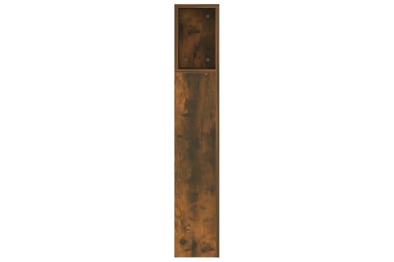 beBasic Sänggavel med förvaring rökfärgad ek 160x18,5x104,5 cm - Brown - Möbler - Säng - Sängtillbehör & sänggavel - Sänggavlar & huvudgavlar