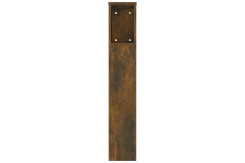 beBasic Sänggavel med förvaring rökfärgad ek 180x18,5x104,5 cm - Brown - Möbler - Säng - Sängtillbehör & sänggavel - Sänggavlar & huvudgavlar