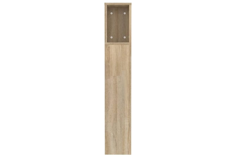 beBasic Sänggavel med förvaring sonoma-ek 120x18,5x104,5 cm - Brown - Möbler - Säng - Sängtillbehör & sänggavel - Sänggavlar & huvudgavlar
