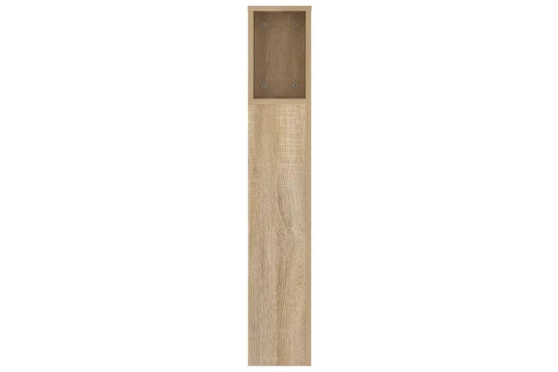 beBasic Sänggavel med förvaring sonoma-ek 140x18,5x104,5 cm - Brown - Möbler - Säng - Sängtillbehör & sänggavel - Sänggavlar & huvudgavlar