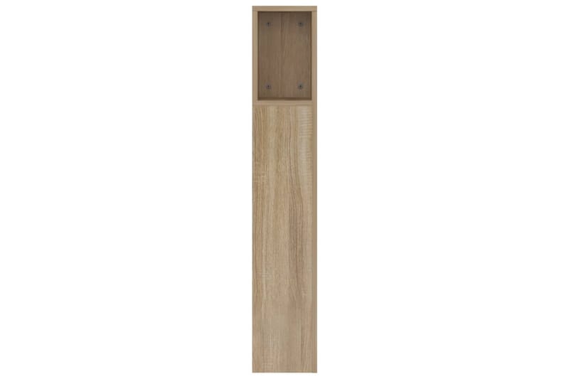 beBasic Sänggavel med förvaring sonoma-ek 160x18,5x104,5 cm - Brown - Möbler - Säng - Sängtillbehör & sänggavel - Sänggavlar & huvudgavlar