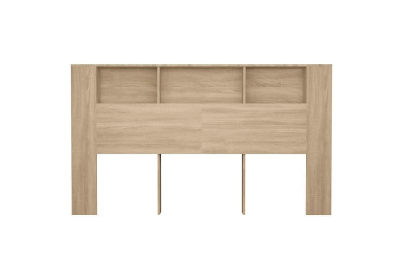 beBasic Sänggavel med förvaring sonoma-ek 180x18,5x104,5 cm - Brown - Möbler - Säng - Sängtillbehör & sänggavel - Sänggavlar & huvudgavlar