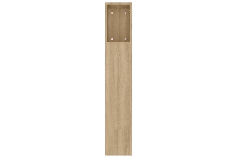 beBasic Sänggavel med förvaring sonoma-ek 180x18,5x104,5 cm - Brown - Möbler - Säng - Sängtillbehör & sänggavel - Sänggavlar & huvudgavlar