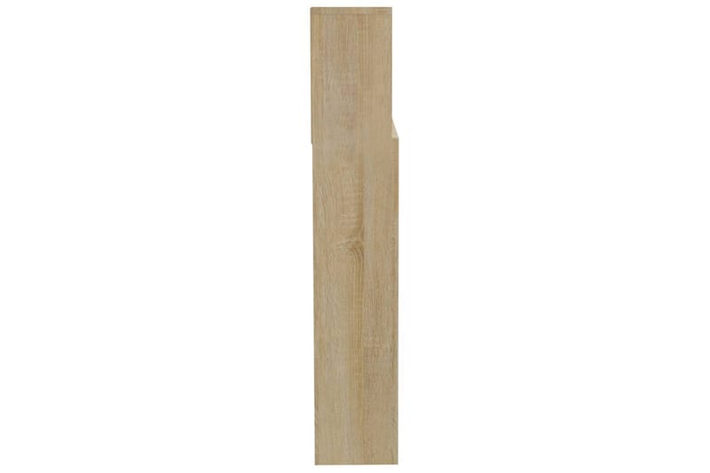 beBasic Sänggavel med förvaring sonoma-ek 200x19x103,5 cm - Brown - Möbler - Säng - Sängtillbehör & sänggavel - Sänggavlar & huvudgavlar