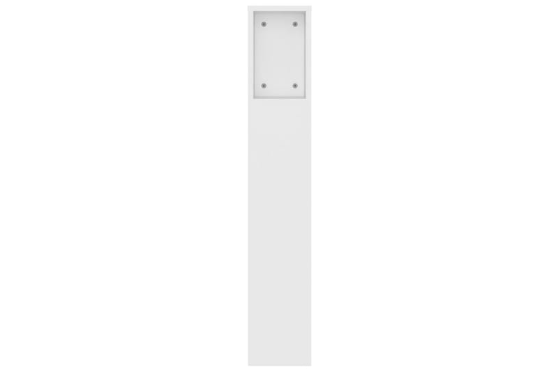 beBasic Sänggavel med förvaring vit 140x18,5x104,5 cm - White - Möbler - Säng - Sängtillbehör & sänggavel - Sänggavlar & huvudgavlar