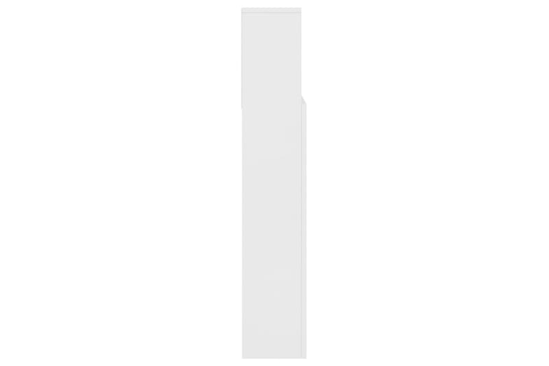 beBasic Sänggavel med förvaring vit 140x19x103,5 cm - White - Möbler - Säng - Sängtillbehör & sänggavel - Sänggavlar & huvudgavlar