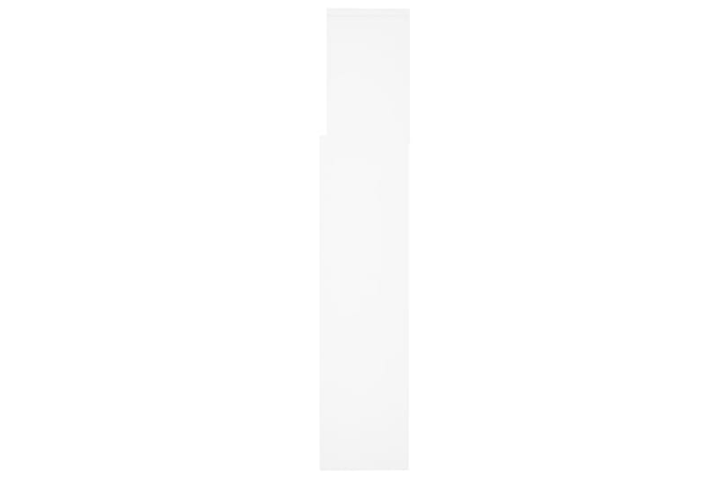 beBasic Sänggavel med förvaring vit 160x19x103,5 cm - White - Möbler - Säng - Sängtillbehör & sänggavel - Sänggavlar & huvudgavlar