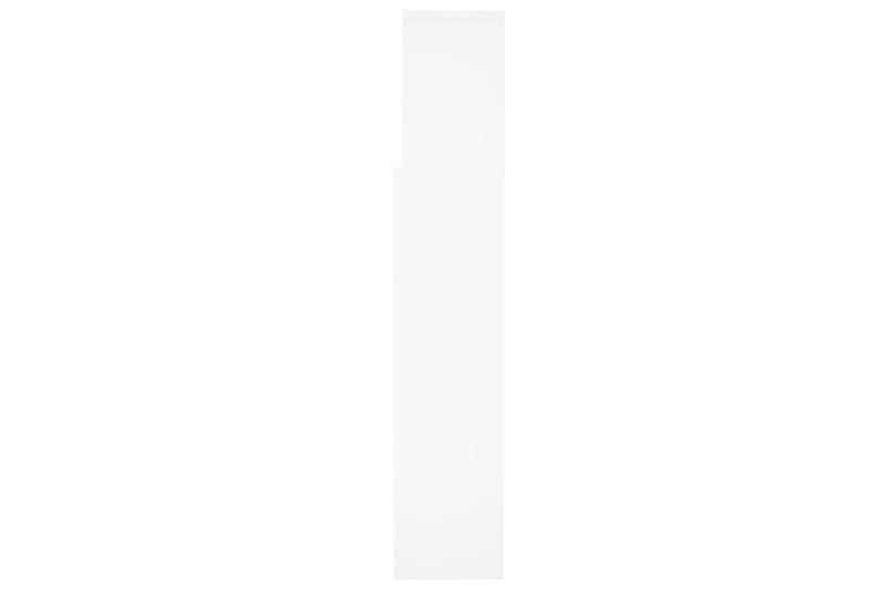 beBasic Sänggavel med förvaring vit 160x19x103,5 cm - White - Sänggavlar & huvudgavlar