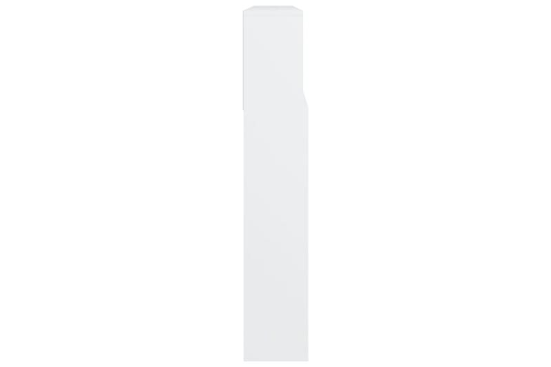 beBasic Sänggavel med förvaring vit 220x19x103,5 cm - White - Möbler - Säng - Sängtillbehör & sänggavel - Sänggavlar & huvudgavlar