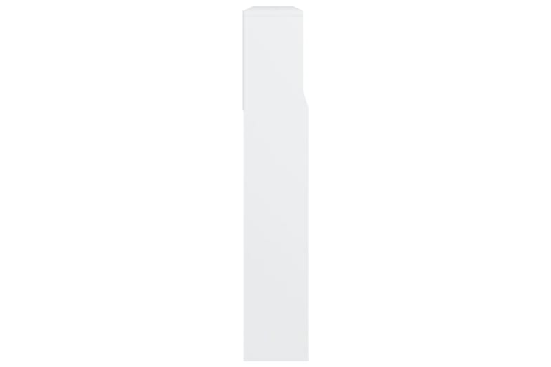 beBasic Sänggavel med förvaring vit 220x19x103,5 cm - White - Sänggavlar & huvudgavlar
