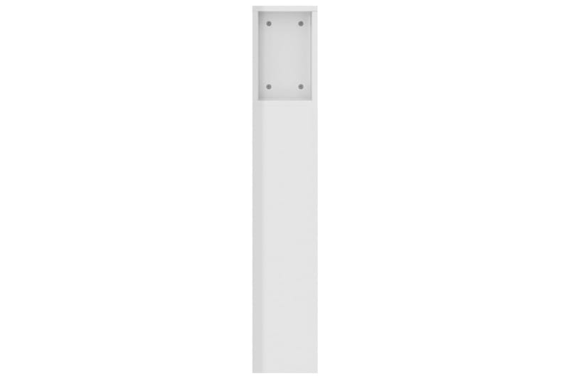 beBasic Sänggavel med förvaring vit högglans 160x18,5x104,5 cm - White - Möbler - Säng - Sängtillbehör & sänggavel - Sänggavlar & huvudgavlar