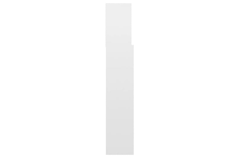 beBasic Sänggavel med förvaring vit högglans 160x19x103,5 cm - White - Möbler - Säng - Sängtillbehör & sänggavel - Sänggavlar & huvudgavlar