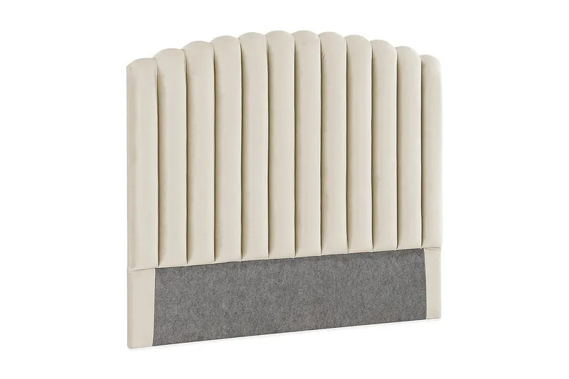Davia Sänggavel Sammet 140 cm - Beige / Ljus - Möbler - Säng - Sängtillbehör & sänggavel - Sänggavlar & huvudgavlar