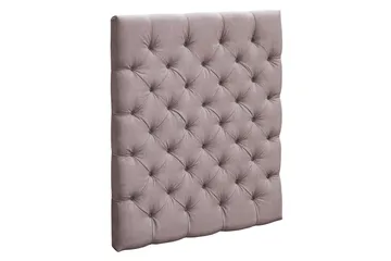 Joluma Stoppad Sänggavel & Huvudgavel 105 cm i Tyg med Knappar - Vintagerose - Möbler - Säng - Sängtillbehör & sänggavel - Sänggavlar & huvudgavlar