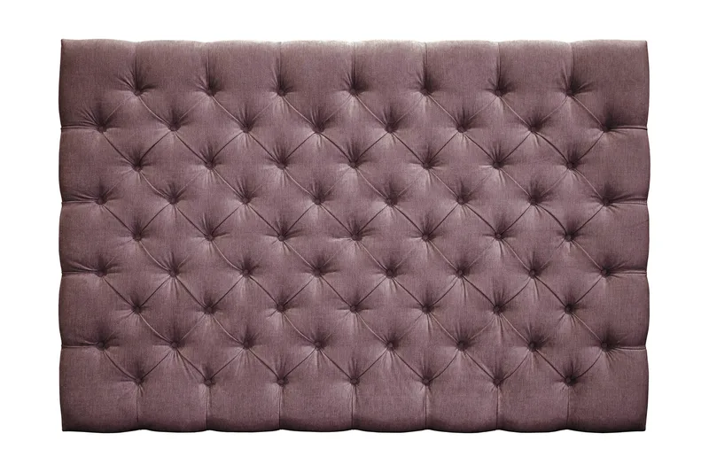 Joluma Stoppad Sänggavel & Huvudgavel 180 cm i Tyg med Knappar - Mörkrosa - Möbler - Säng - Sängtillbehör & sänggavel - Sänggavlar & huvudgavlar
