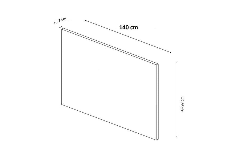 Lamal Sänggavel 140 cm - Beige - Möbler - Säng - Sängtillbehör & sänggavel - Sänggavlar & huvudgavlar