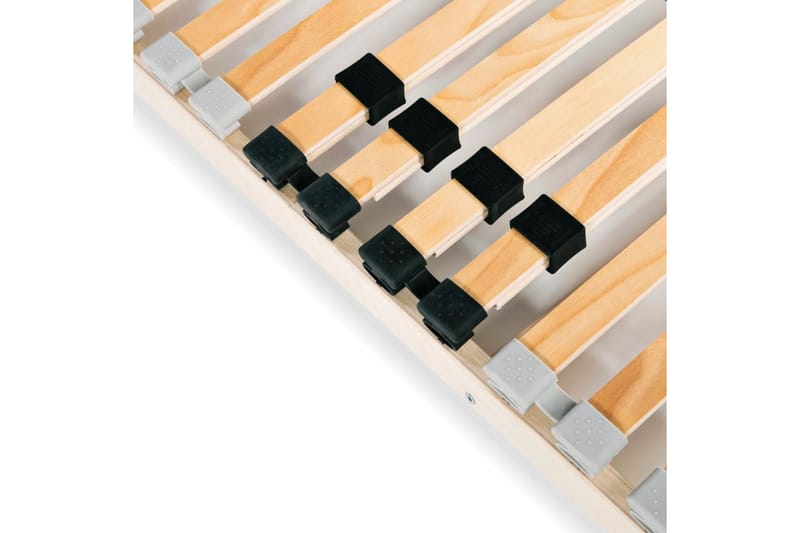 Ribbotten med 28 ribbor 7 zoner 100x200 cm - Brun - Möbler - Säng - Sängtillbehör & sänggavel - Ribbotten