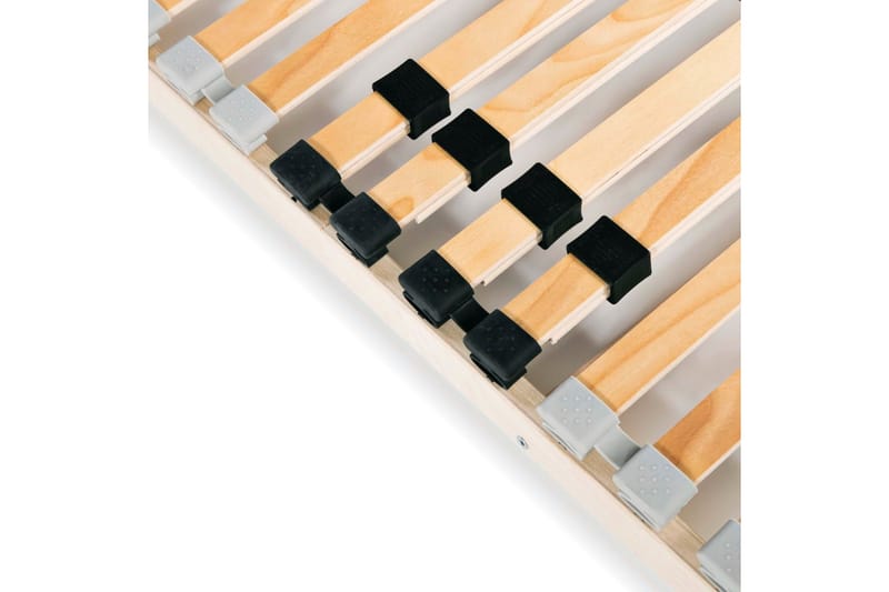 Ribbotten med 28 ribbor 7 zoner 140x200 cm - Brun - Möbler - Säng - Sängtillbehör & sänggavel - Ribbotten