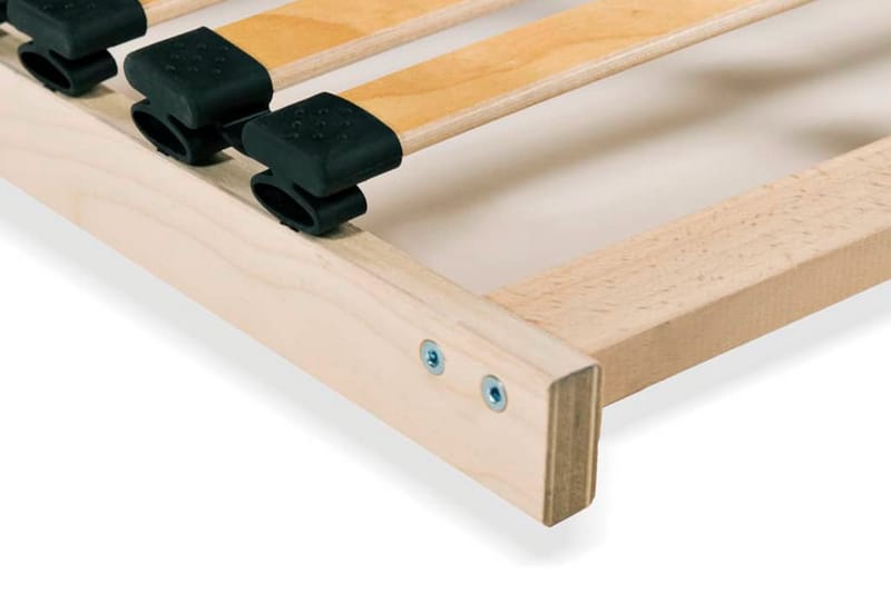 Ribbotten med 28 ribbor 7 zoner 140x200 cm - Brun - Möbler - Säng - Sängtillbehör & sänggavel - Ribbotten
