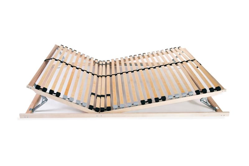 Ribbotten med 28 ribbor 7 zoner 140x200 cm - Brun - Möbler - Säng - Sängtillbehör & sänggavel - Ribbotten