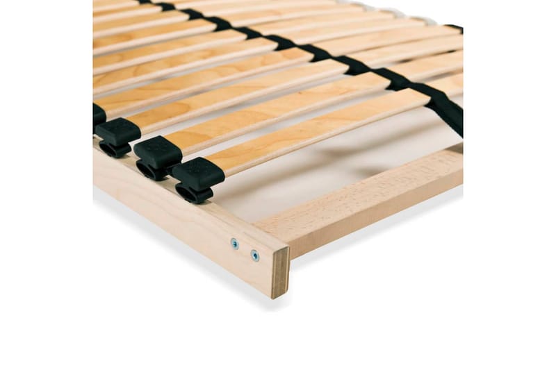 Ribbotten med 28 ribbor 7 zoner 80x200 cm - Brun - Möbler - Säng - Sängtillbehör & sänggavel - Ribbotten
