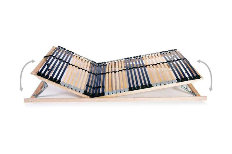 Ribbotten med 42 ribbor 7 zoner 140x200 cm - Blå - Möbler - Säng - Sängtillbehör & sänggavel - Ribbotten