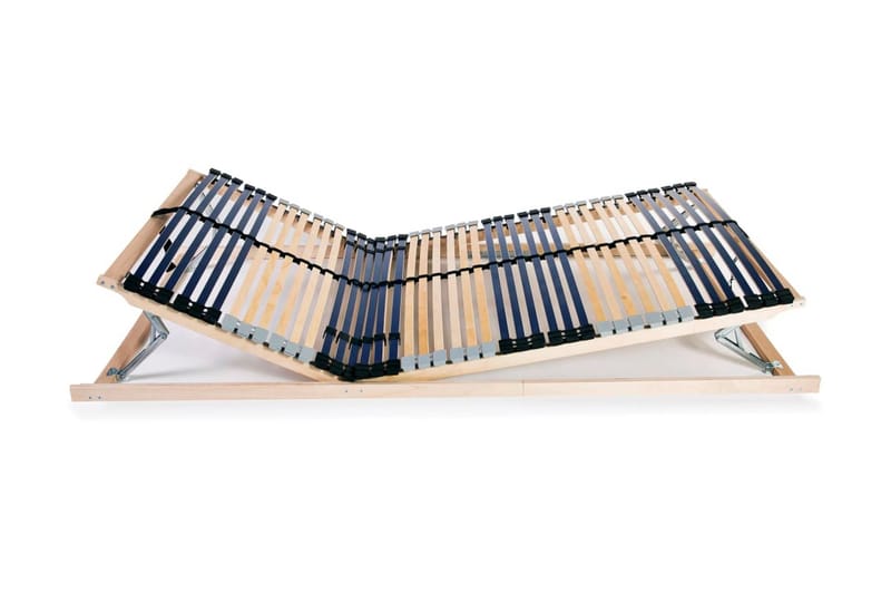 Ribbotten med 42 ribbor 7 zoner 140x200 cm - Blå - Möbler - Säng - Sängtillbehör & sänggavel - Ribbotten