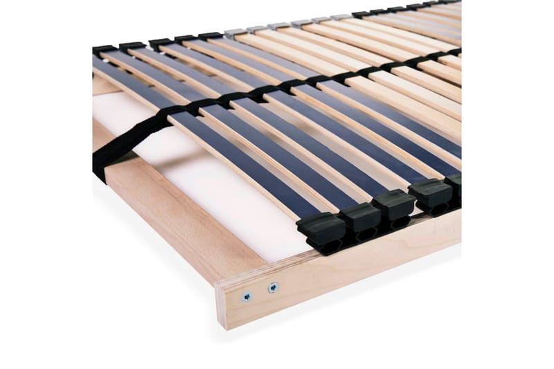 Ribbotten med 42 ribbor 7 zoner 80x200 cm - Brun - Möbler - Säng - Sängtillbehör & sänggavel - Ribbotten