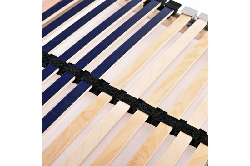 Ribbotten med 42 ribbor 7 zoner 80x200 cm - Brun - Möbler - Säng - Sängtillbehör & sänggavel - Ribbotten