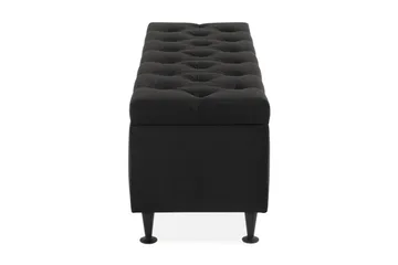 Ella Sängkista 140 cm Djuphäftad - Svart - Möbler - Säng - Sängtillbehör & sänggavel - Sängförvaring