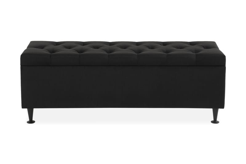 Ella Sängkista 140 cm Djuphäftad - Svart - Möbler - Säng - Sängtillbehör & sänggavel - Sängförvaring