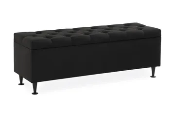 Ella Sängkista 140 cm Djuphäftad - Svart - Möbler - Säng - Sängtillbehör & sänggavel - Sängförvaring