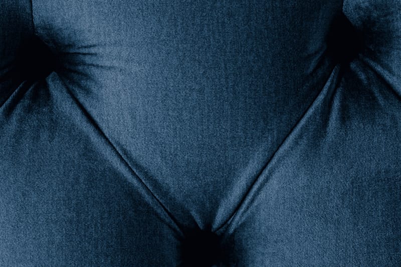 Ella Sängkista 140cm Djuphäftad - Blå/Sammet - Möbler - Säng - Sängtillbehör & sänggavel - Sängförvaring