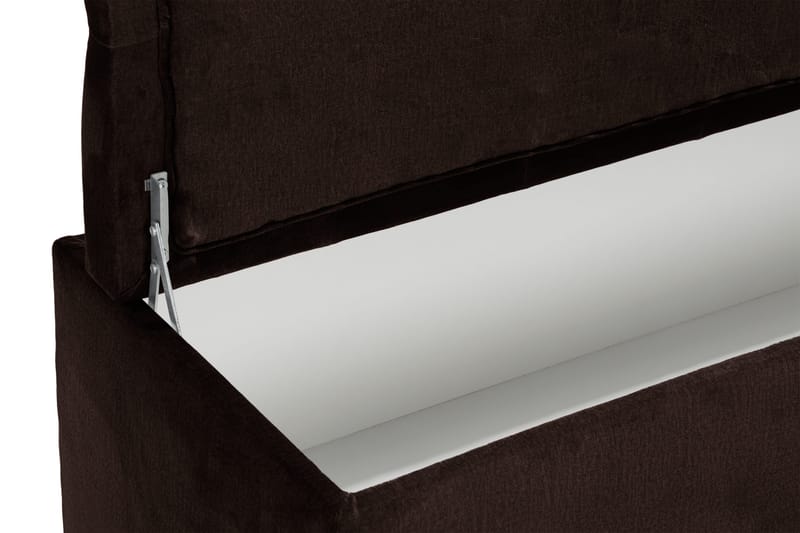 Ella Sängkista 140cm Djuphäftad - Brun/Sammet - Möbler - Säng - Sängtillbehör & sänggavel - Sängförvaring