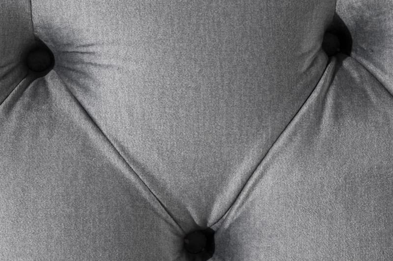 Ella Sängkista 140cm Djuphäftad - Grå/Sammet - Möbler - Säng - Sängtillbehör & sänggavel - Sängförvaring