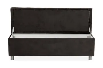 Ella Sängkista 140cm Djuphäftad - Svart - Möbler - Säng - Sängtillbehör & sänggavel - Sängförvaring