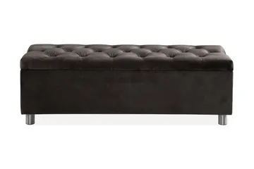 Ella Sängkista 140cm Djuphäftad - Svart - Möbler - Säng - Sängtillbehör & sänggavel - Sängförvaring