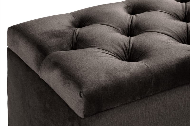 Ella Sängkista 140cm Djuphäftad - Svart - Möbler - Säng - Sängtillbehör & sänggavel - Sängförvaring