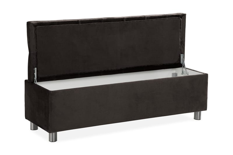 Ella Sängkista 140cm Djuphäftad - Svart - Möbler - Säng - Sängtillbehör & sänggavel - Sängförvaring