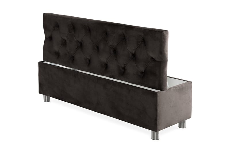 Ella Sängkista 140cm Djuphäftad - Svart - Möbler - Säng - Sängtillbehör & sänggavel - Sängförvaring