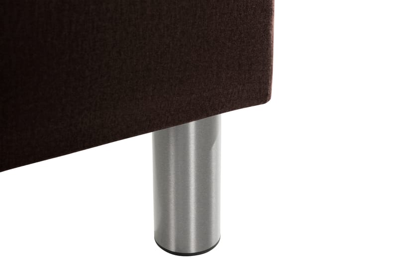 Ella Sängkista 140cm Rutig - Brun/Sammet - Möbler - Säng - Sängtillbehör & sänggavel - Sängförvaring