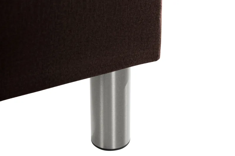 Ella Sängkista 140cm Rutig - Brun/Sammet - Möbler - Säng - Sängtillbehör & sänggavel - Sängförvaring