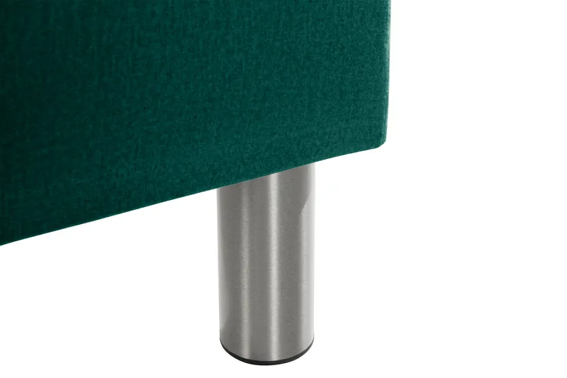 Ella Sängkista 140cm Rutig - Grön/Sammet - Möbler - Säng - Sängtillbehör & sänggavel - Sängförvaring