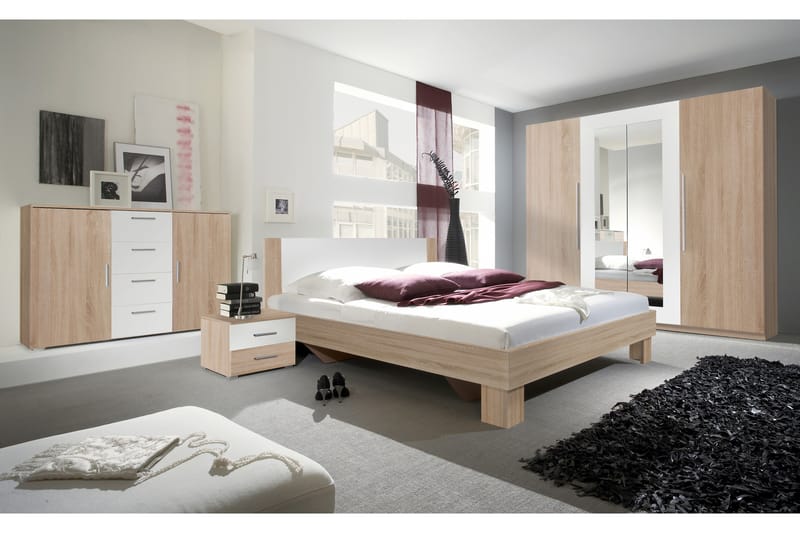 Hellebak Sänglåda 69x116 - Natur/Vit - Möbler - Säng - Sängtillbehör & sänggavel - Sängförvaring