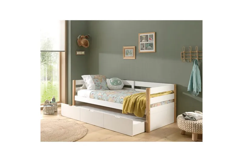 Kojäng med en låda Margarit - Möbler - Säng - Sängtillbehör & sänggavel - Sängförvaring