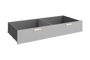 Pok Sänglåda 200x83x32 cm - Svart/Grå - Möbler - Säng - Sängtillbehör & sänggavel - Sängförvaring