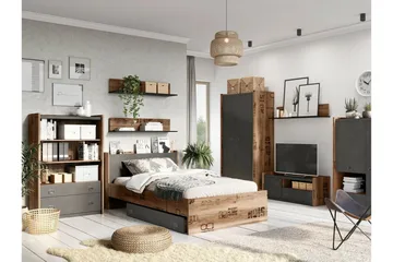 Rathmore Sängkista 140 cm - Grå - Möbler - Säng - Sängtillbehör & sänggavel - Sängförvaring